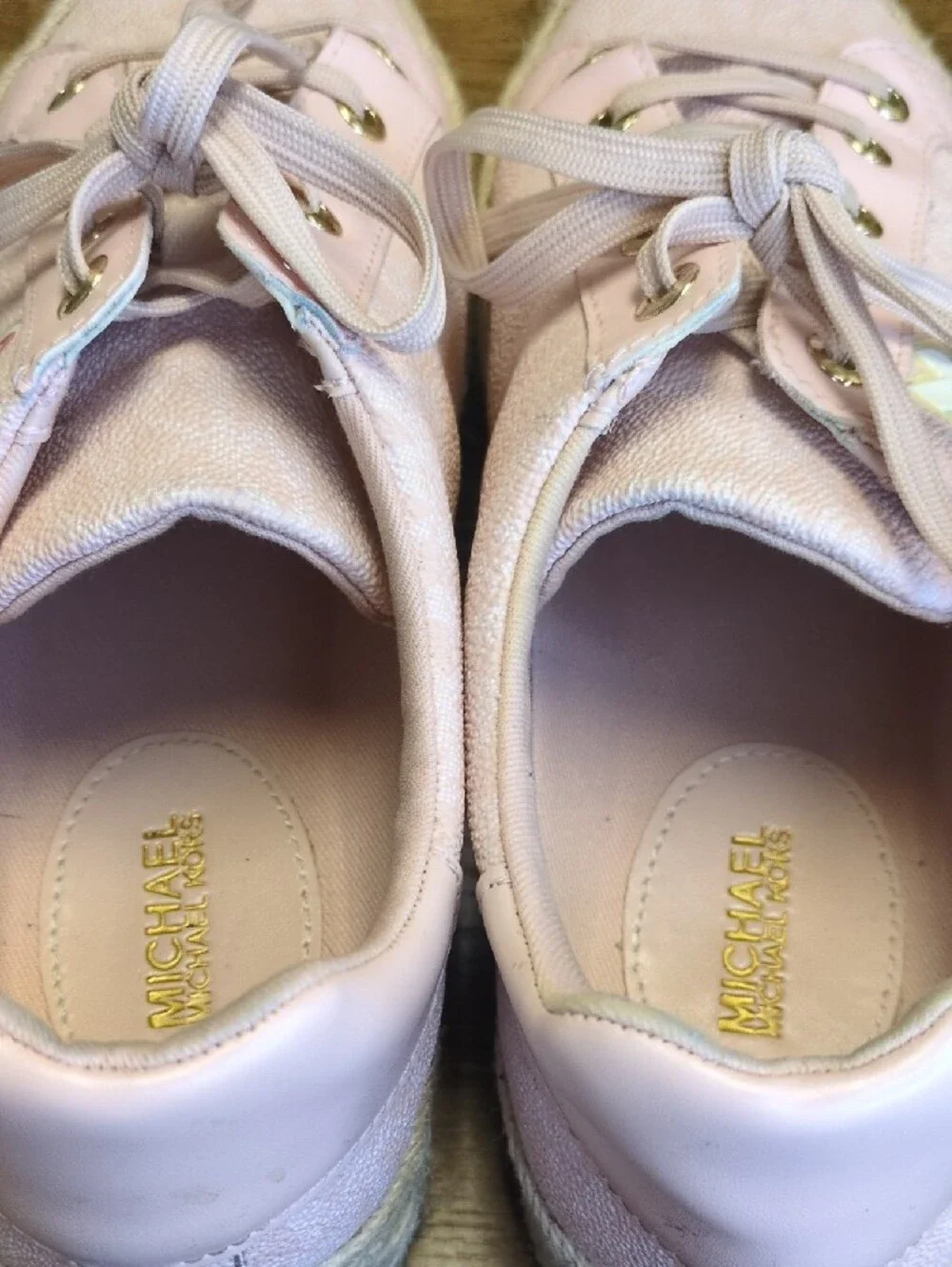 Michael Kors Light Pink 'Hotel Kors' Espadrille Sneaker/8M